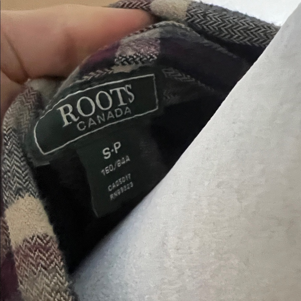Roots | Women’s Size S Plaid Shirt Tunic Dress with Belt - Picture 2 of 5